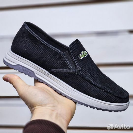 Слипоны lacoste мужские
