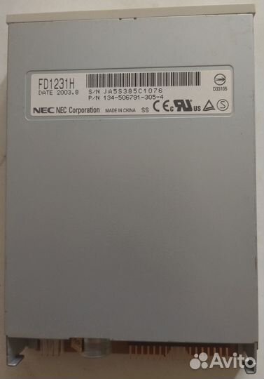 Floppy-дисковод FDD 3.5 дюйма NEC FD1231H