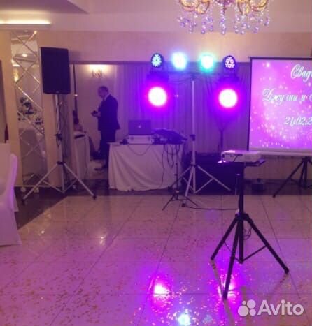 Led par 54*3 на стойке (Светомузыка)