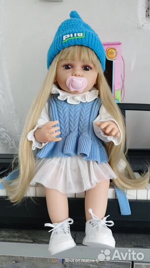 Кукла реборн силиконовая 55 см