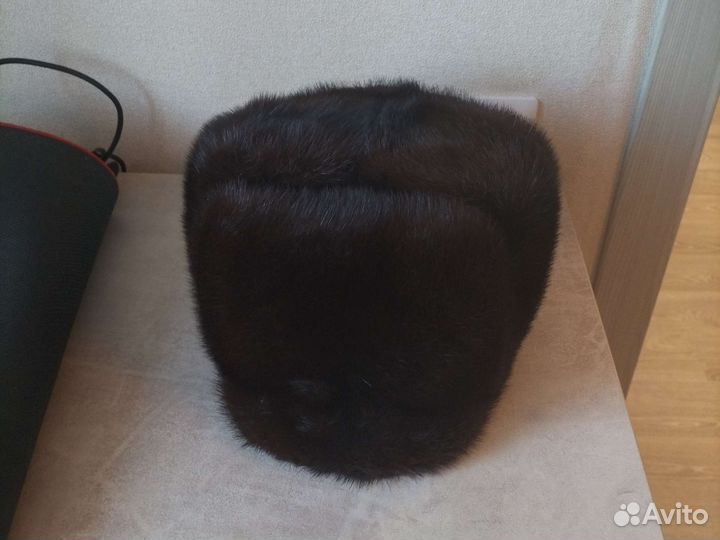 Норковая шапка мужская новая