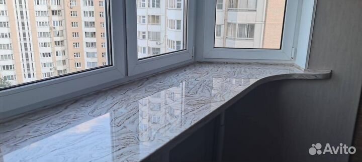 Подоконник из искусственного камня (акрил)