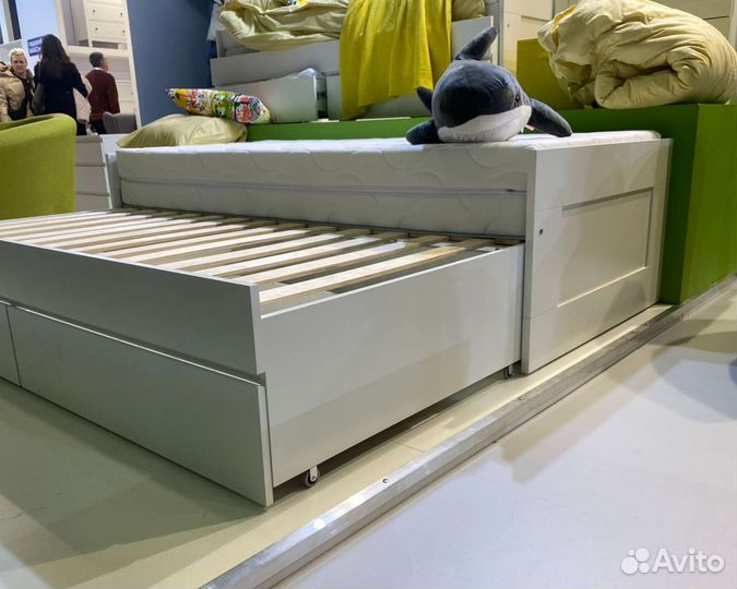 Кровать раздвижная IKEA Brimnes (Сириус)