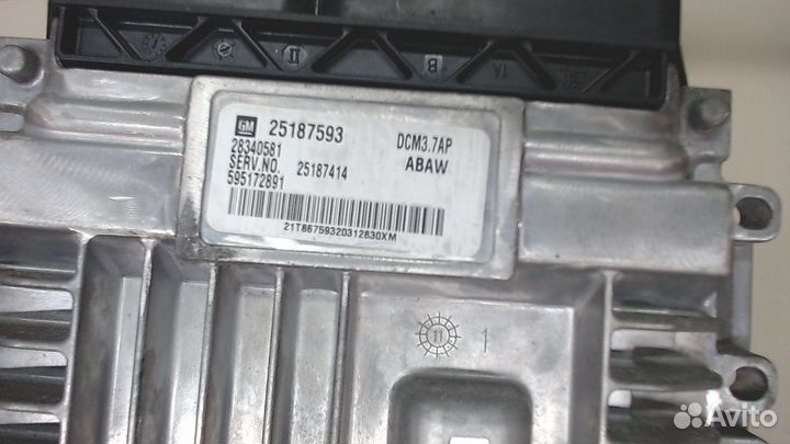 Блок управления двигателем Chevrolet Cruze, 2012