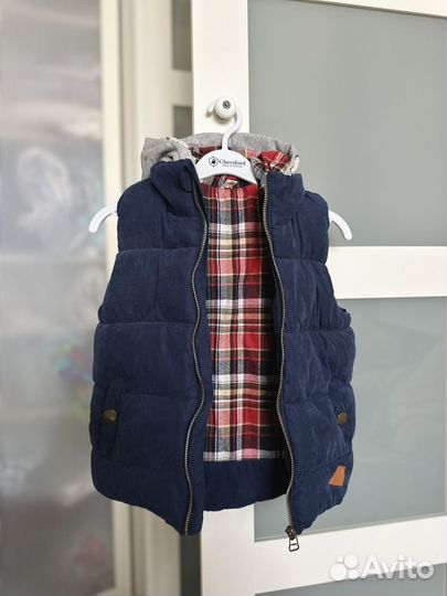 Детская жилетка и шапка