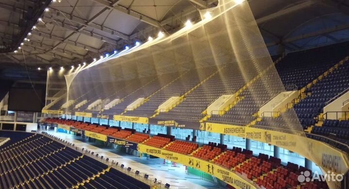 Сетка заградительная для спортивной площадки