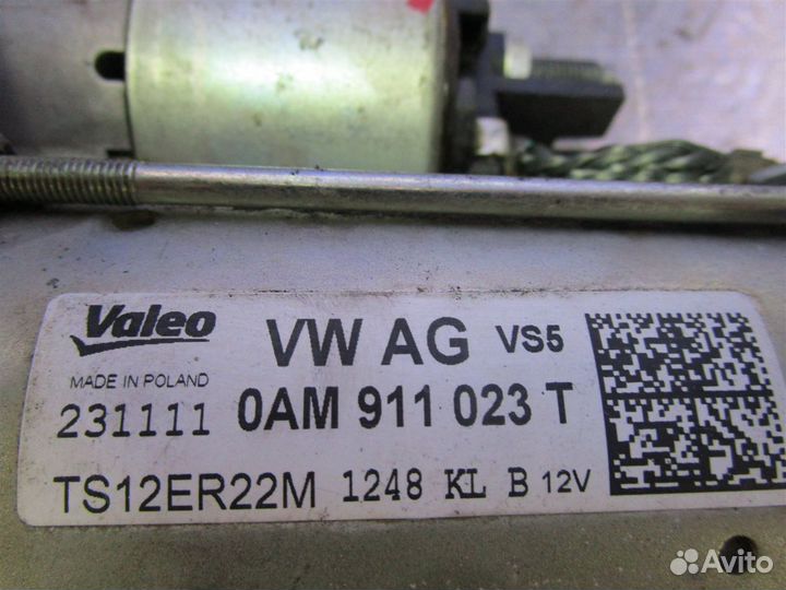 Стартер Volkswagen Golf 6 5K1 caxa 2012