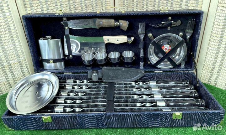 Шашлычный набор в кейсе. Новый
