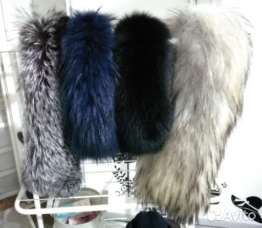 Меховые воротники, новые