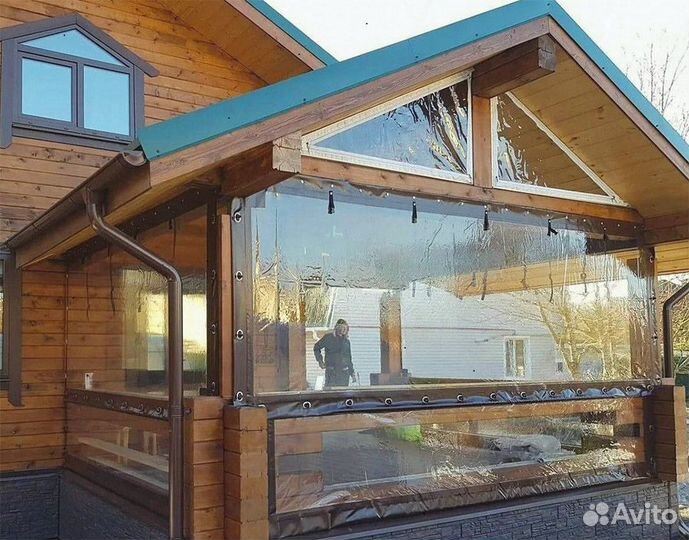 Мягкие окна для беседки