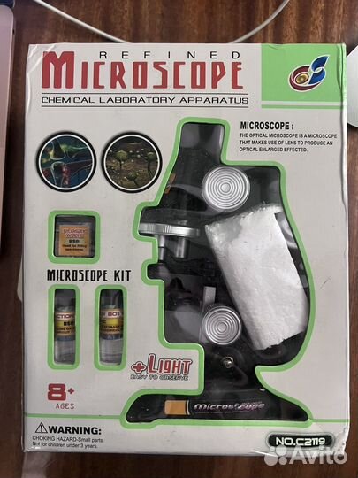 Микроскоп новый