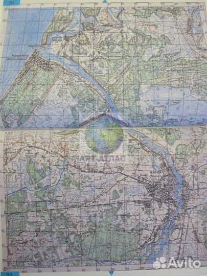 Старинные карты Ленинградской области