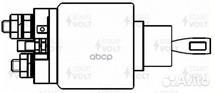 Реле втягивающее стартера для а/м Fiat Albea (0