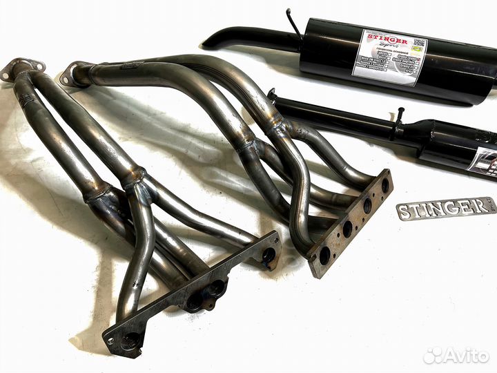 Комплект прямоточного выхлопа Гранта 8V; 16V 2190