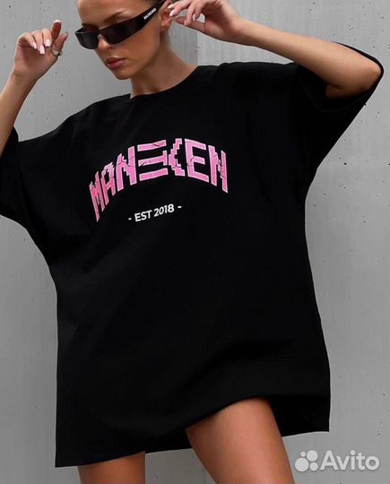 Футболка женская оверсайз