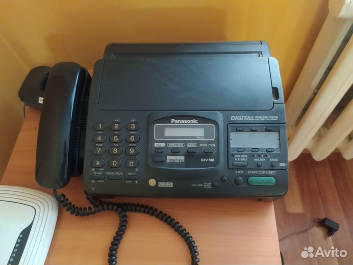 Факс hp kx f780 + руллоны к нему