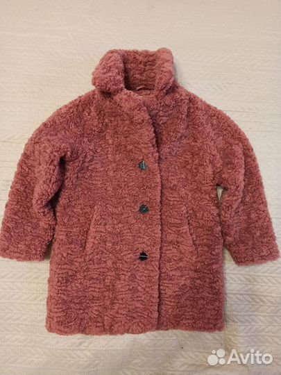 Пальто для девочки 116 размер