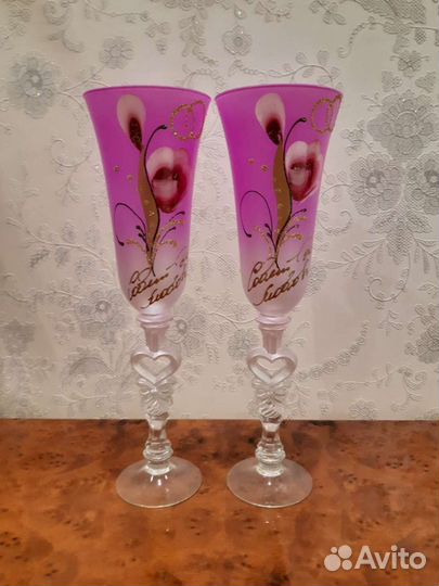 Новые свадебные бокалы