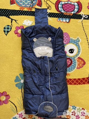 Меховой конверт в коляску