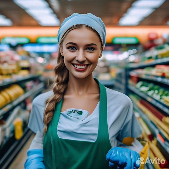 Требуется уборщик на 4 часа