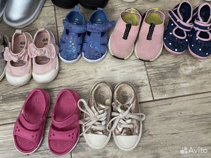 Обувь zara, crocs, hm, next 20,21,22