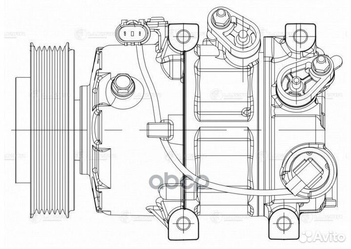 Компрессор кондиц. lcac 0811 luzar