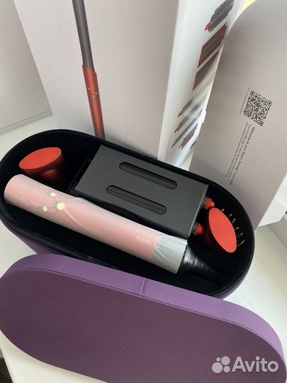 Стайлер dyson airwrap complete long Orange Topaz