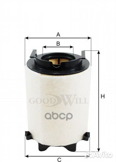 Фильтр воздушный VAG golf 5/6/passat/touran/JET