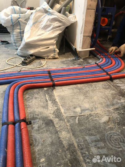 Монтаж сантехники водоснабжения в новостройке