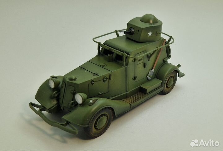 Сборная модель советского бронеавтомобиля ба-20