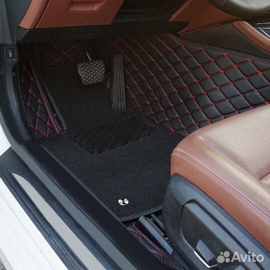 3D коврики из экокожи в салон автомобиля