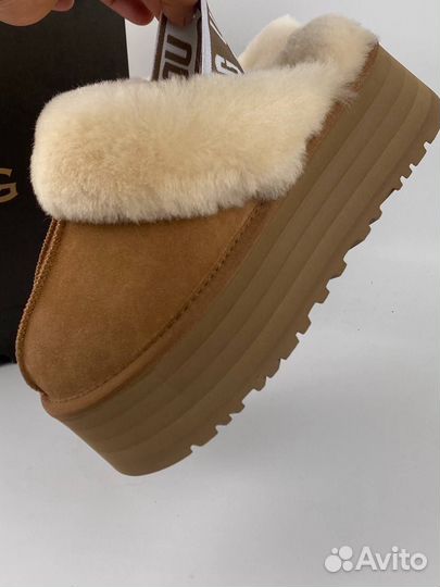 Ugg Funkette Suede Platform Chestnut