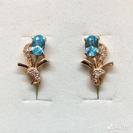 Золотые серьги 585 пробы