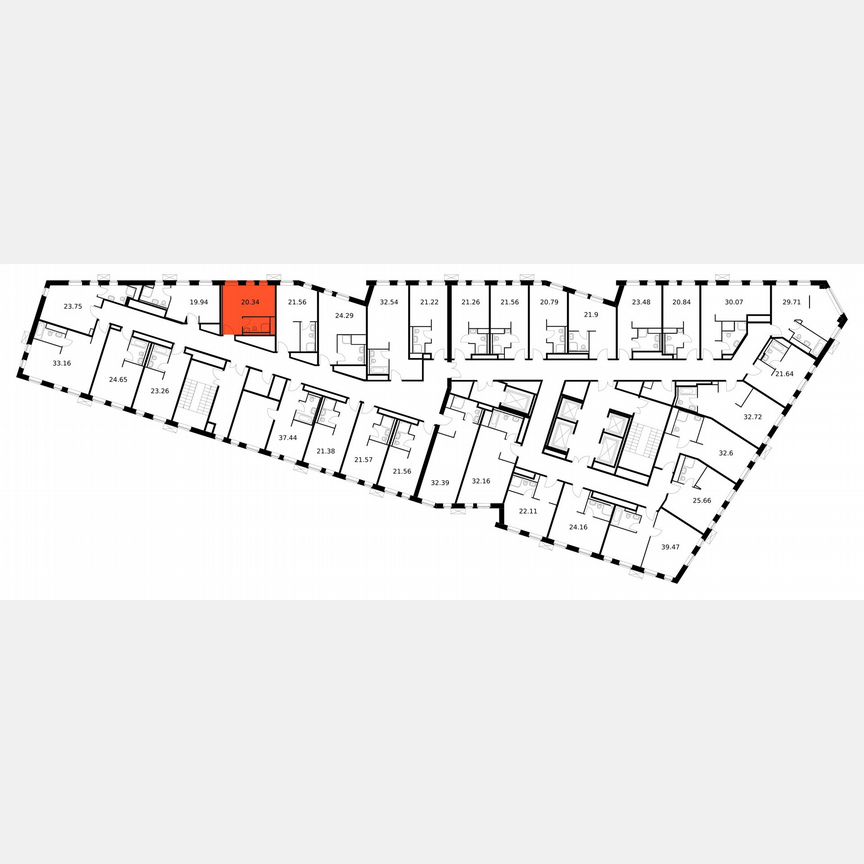 Апартаменты-студия, 20,3 м², 5/15 эт.