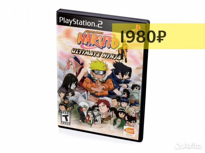 Naruto Ultimate Ninja Heroes, б/у, английский PS2