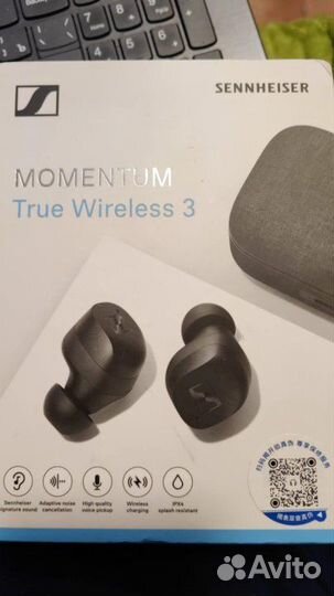Наушники Sennheiser Momentum True Wireless 3