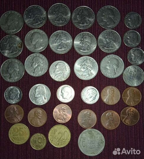 Монеты разные