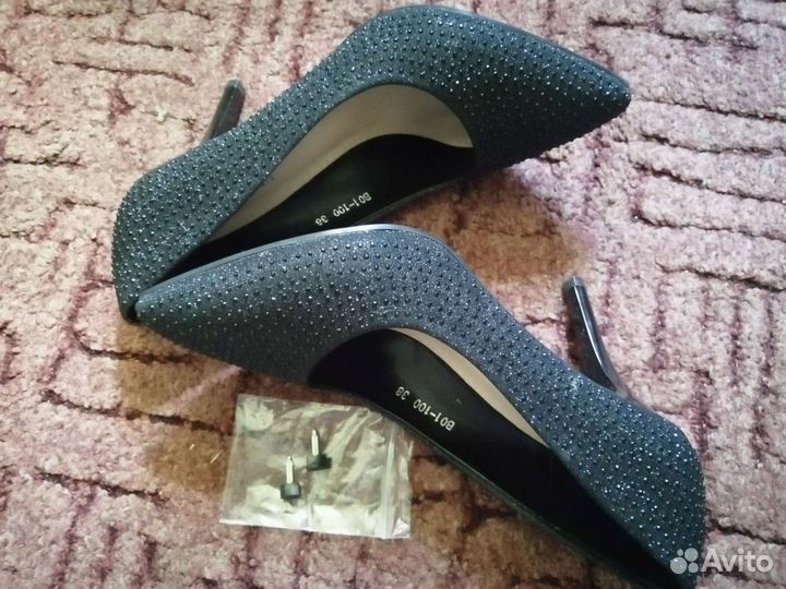 Туфли женские 38 размер черные