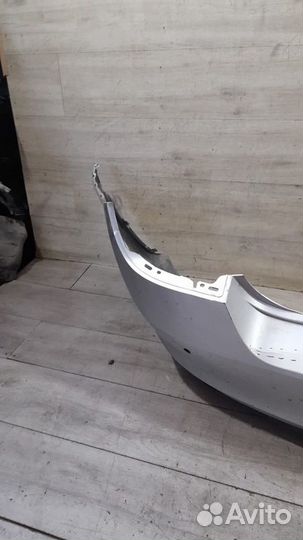 Бампер задний под парктроники Skoda Rapid С 2012