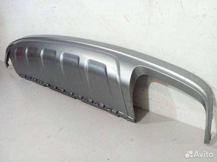 Спойлер юбка бампера заднего audi Q7 15