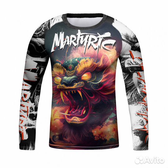 Рашгард детский для мма cody lundin Дракон красный