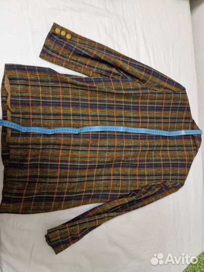 Винтажный льняной пиджак в отличном состоянии 42 р