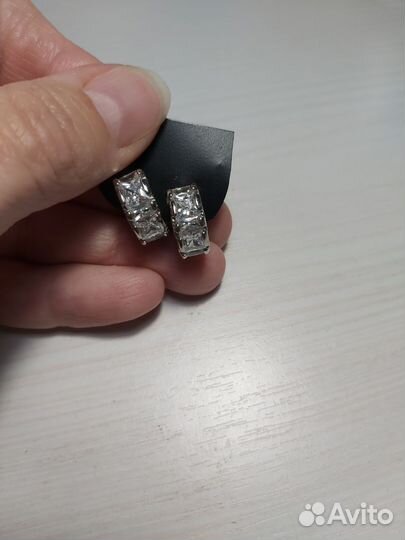 Серьги кольца бижутерия