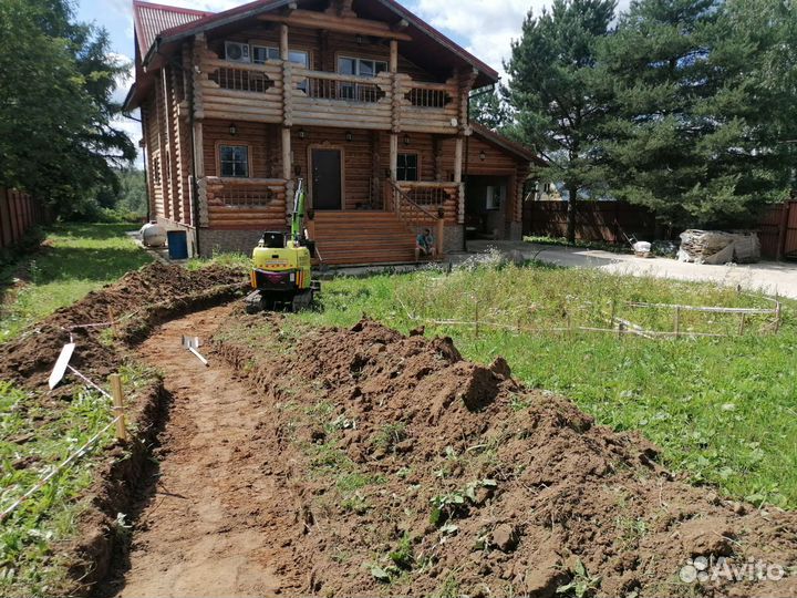 Услуги мини-экскаватора