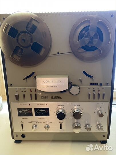 Катушечный магнитофон союз 110