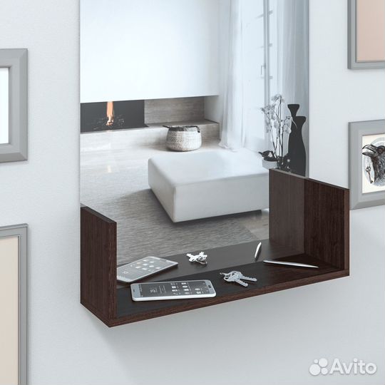 Полка Даминарт Настенная Прямая настенная Скоба 60