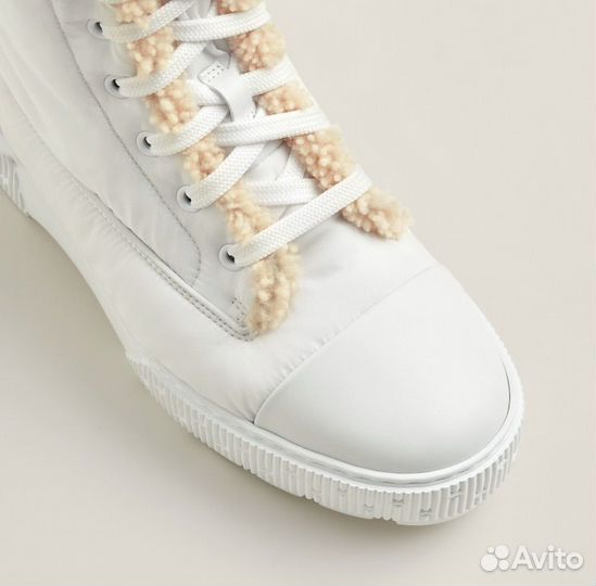 Ботинки с мехом Hermes