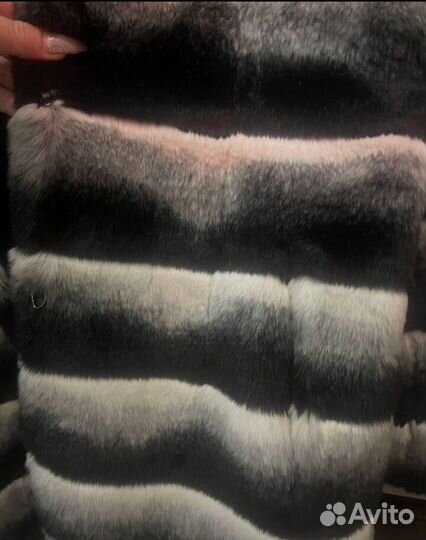 Шуба под шиншиллу женская