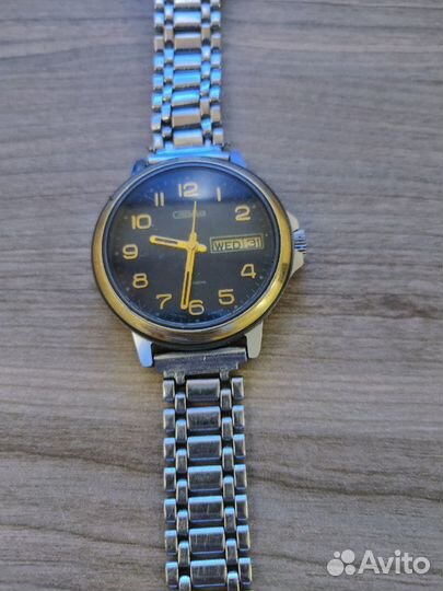 Часы наручные Слава 21 камень СССР Позолота AU