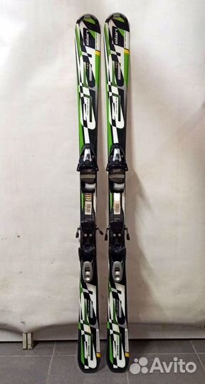 Горные лыжи 140 с ботинками 36 отличное состояние